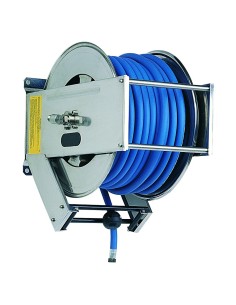 Carro Enrollable Inox Automático | 40 mts, 1/2" | Envío Rápido