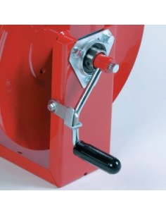 Enrollador Manual Fijo Barnizado 300.200.M | 250 Bar, Manguera 200 m 2