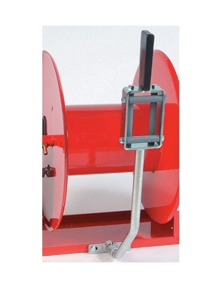 Enrollador Manual Fijo Barnizado 300.200.M | 250 Bar, Manguera 200 m