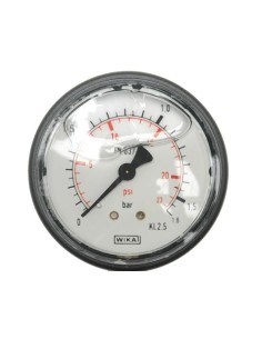 Manómetro 1260010300 de glicerina con conexión trasera