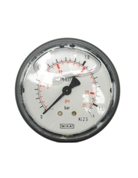 Manómetro 1260010300 de glicerina con conexión trasera