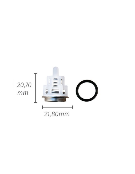 Valvula D.20mm serie 66  INTERPUMP - Envío 24h - Hidropres