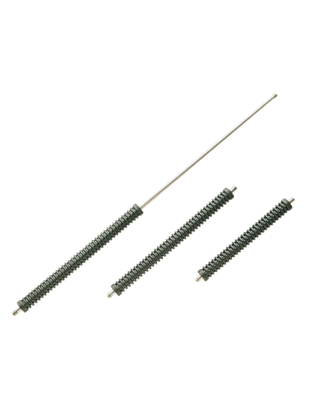 Lanza 300mm inox recta negra