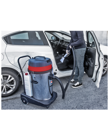 Aspirador lavatapicerias inyeccion extraccion 2 motores 80l 230v 50
