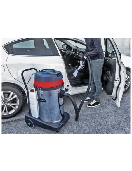 Aspirador lavatapicerias inyeccion extraccion 2 motores 80l 230v 50