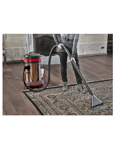 Aspirador lavatapicerias inyeccion extraccion 2 motores 80l 230v 50