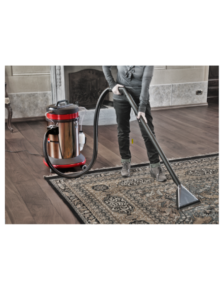 Aspirador lavatapicerias inyeccion extraccion 2 motores 80l 230v 50