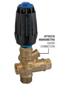 Valvula bypas VRT3 manometro + pomo azul