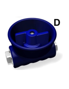 Valvula de bola G1/2 HH AI316 llave de paso