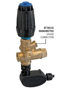 VALVULA BYPAS VRT3 MANOMETRO+POMO AZUL+PRESOSTATO