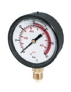 MANOMETRO AP 400 BAR D.60mm 1/4