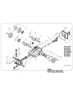 Bomba Hawk Leuco NLT2525IR 250 bar 25 l/min 1450 RPM 2