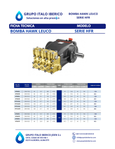Bomba alta presión Hawk Leuco HFR60SL 280 bar 60 l/min | Envío Rápido 2
