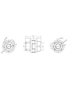 ACOPLAMIENTO ELASTICO HL Ø24-28 H100/112 2