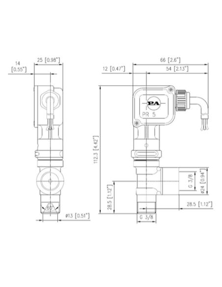 Presostato 250v 6a 25 bar (baja presion) - Máxima calidad