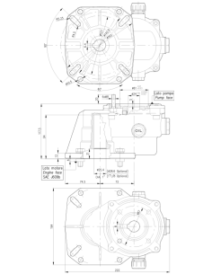 Reductor hidrolimpiadora gasolina 7-10 HP 25,4-24 mm 2