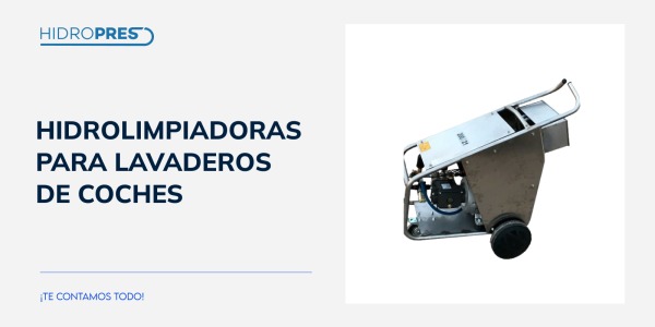 Hidrolimpiadoras para lavaderos de coches
